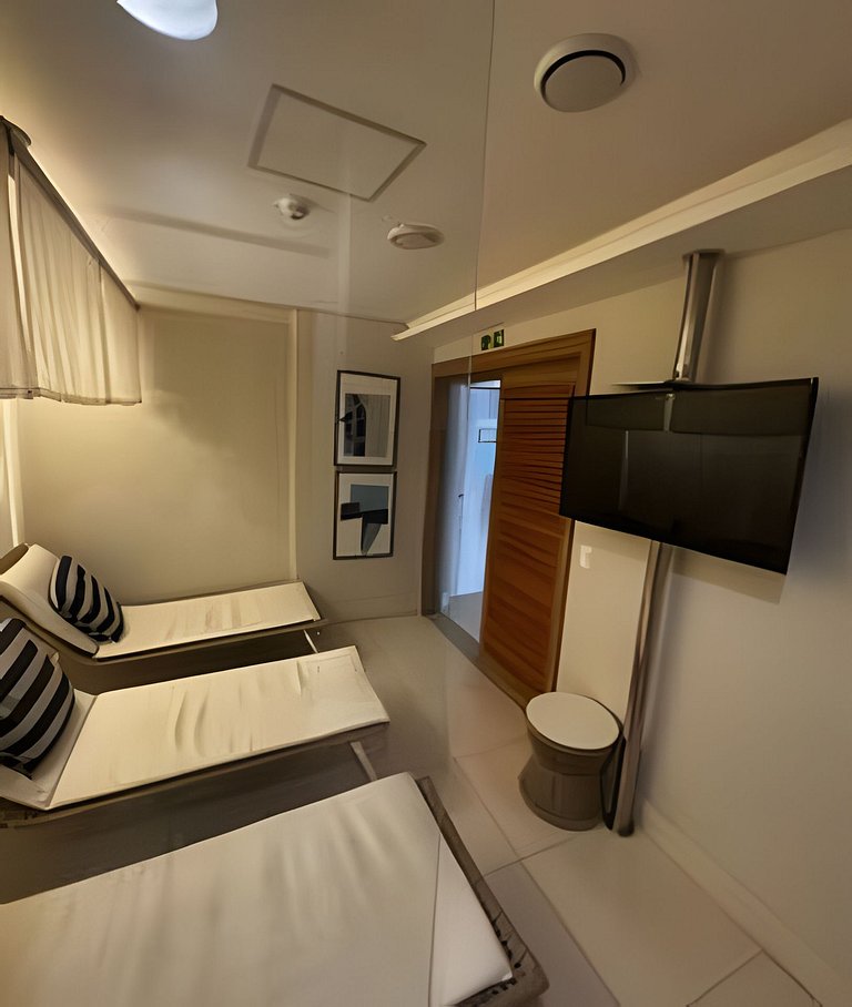 Flat 50m da praia. Stay Santos