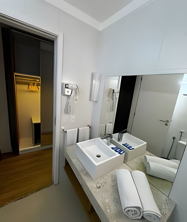 Studio confortável próximo à praia