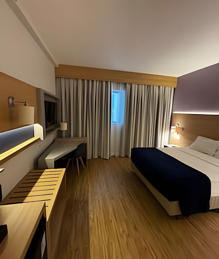 Studio bem localizado próximo a praia na Pompéia