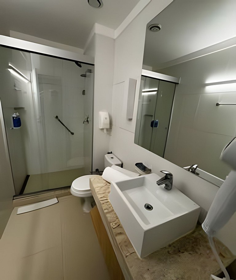 Studio com varanda vista mar – Stay Santos