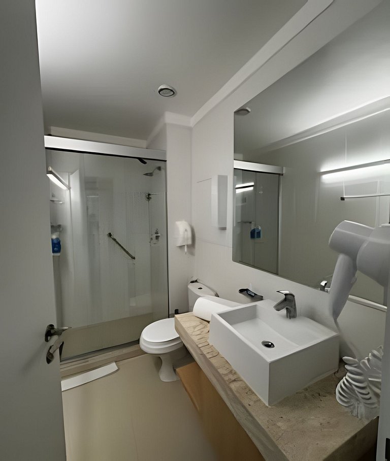 Studio com varanda vista mar – Stay Santos