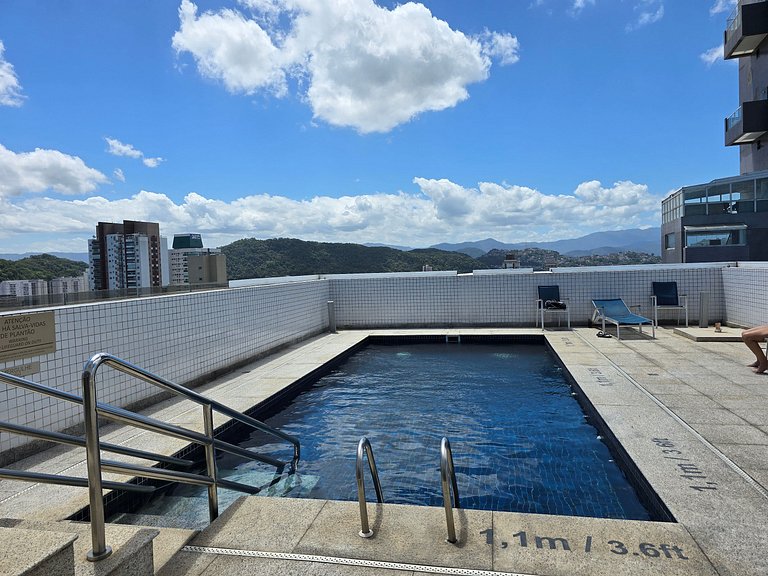 Flat 50m da praia. Stay Santos