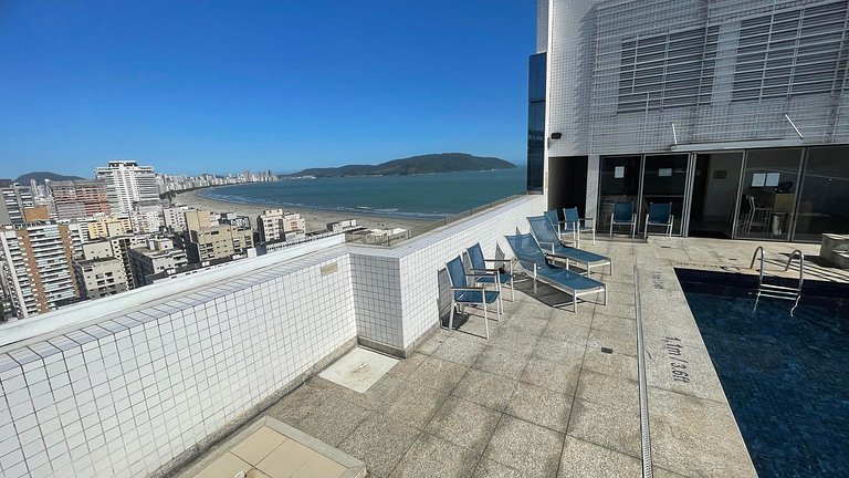 Studio com varanda vista mar – Stay Santos