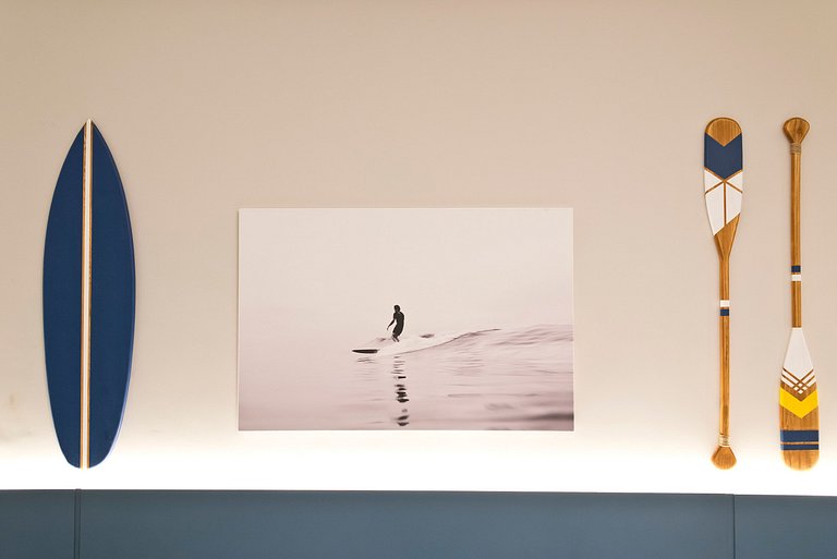 Flat completo para família pertinho da praia