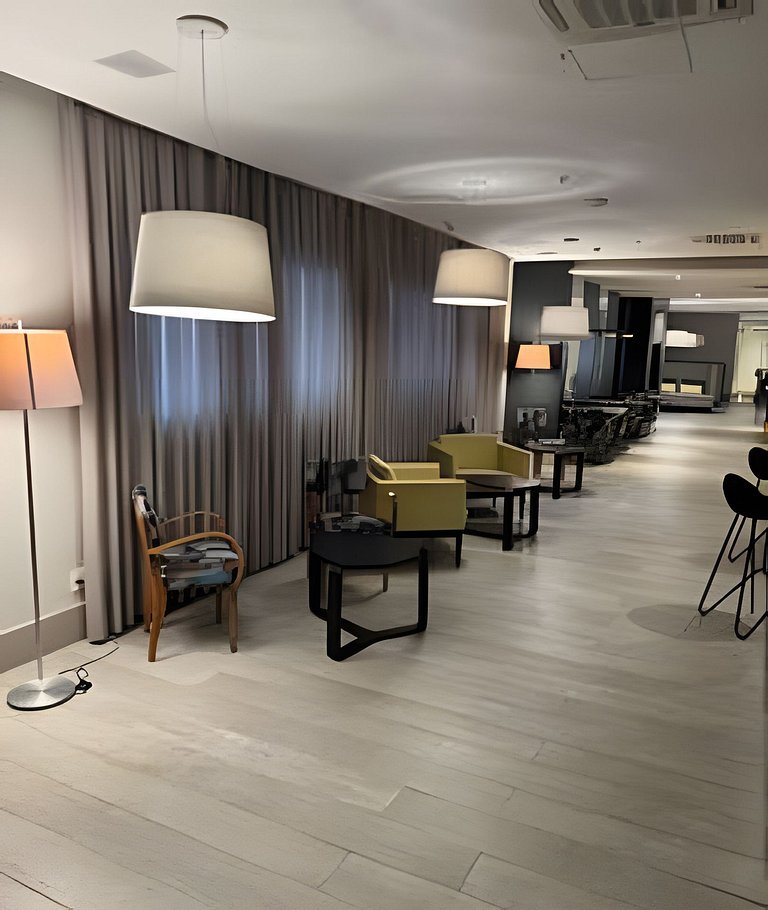 Flat completo com vista-mar e cozinha STAY I