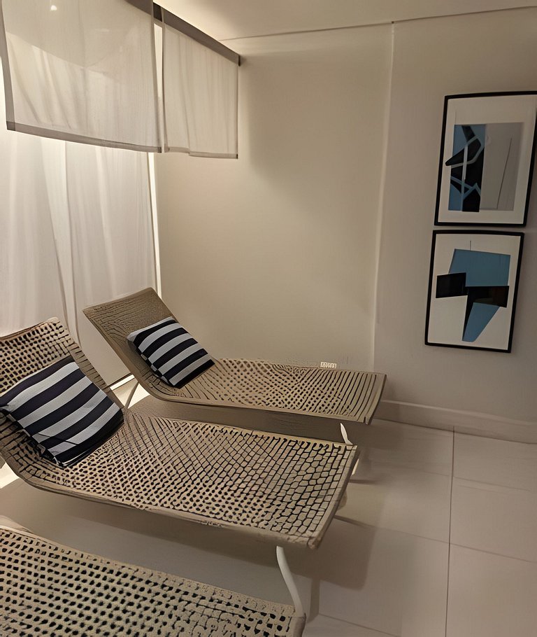 Flat completo com vista-mar e cozinha STAY I