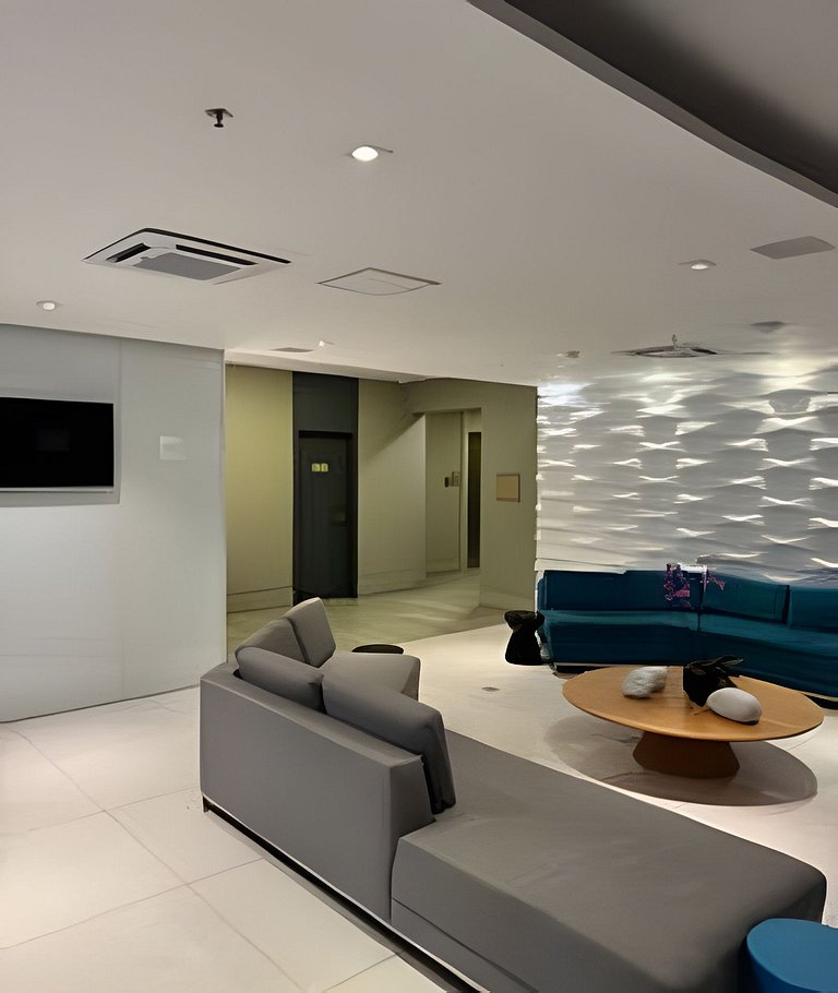 Flat com linda vista-mar e cozinha - Stay II