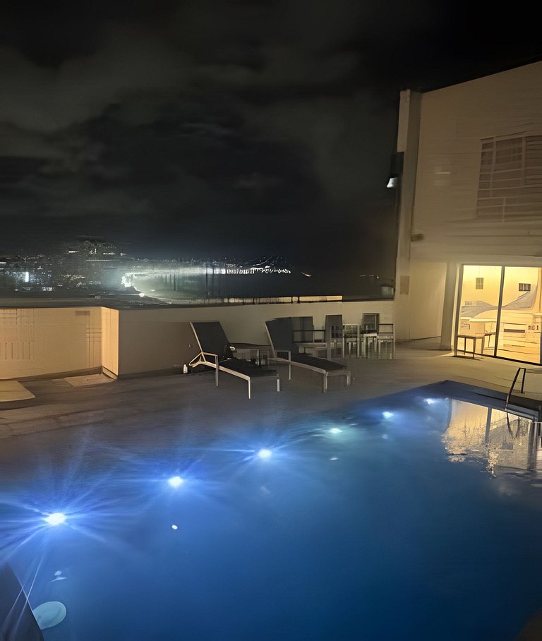 Flat com linda vista-mar e cozinha - Stay II