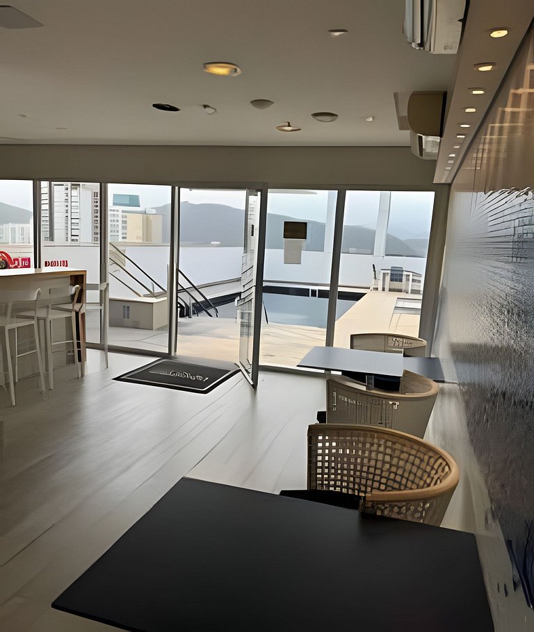 Flat com linda vista-mar e cozinha - Stay II