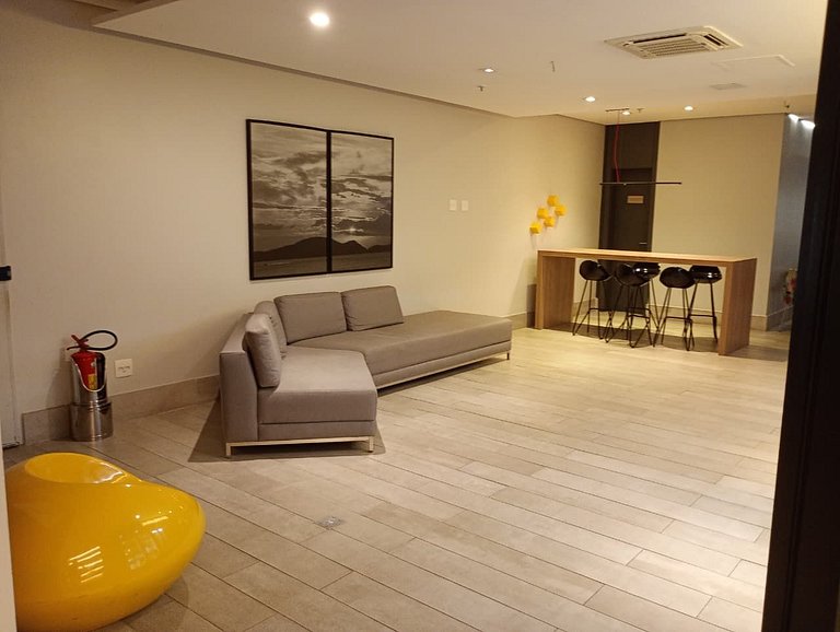 Flat com linda vista-mar e cozinha - Stay II