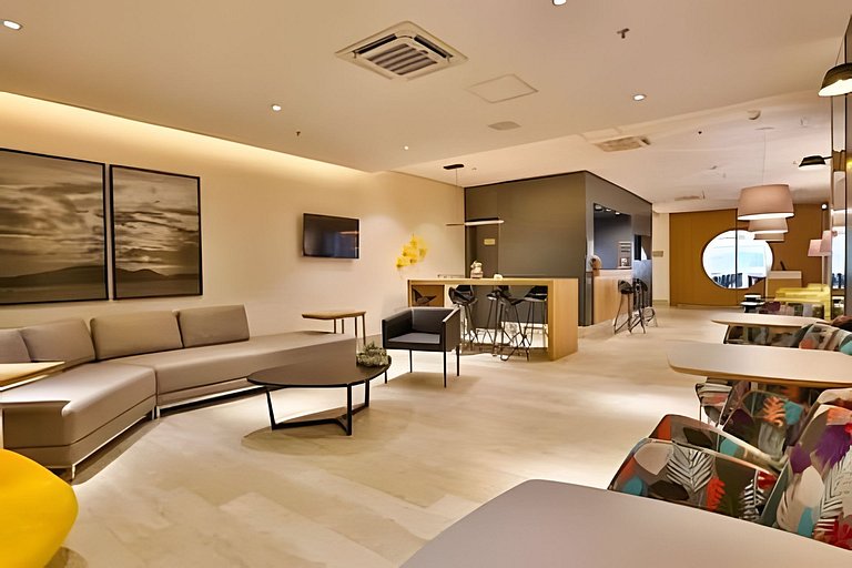 Varanda com vista mar na melhor localização