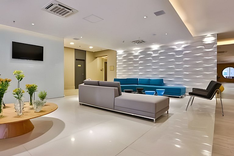 Varanda com vista mar na melhor localização