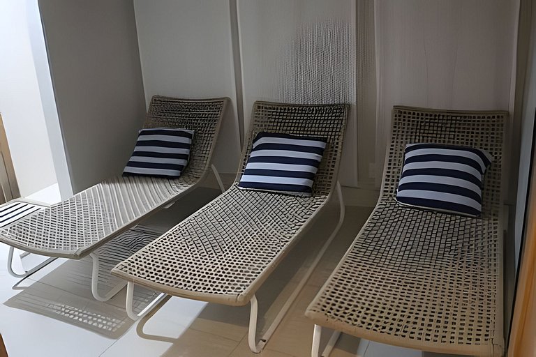 Varanda com vista mar na melhor localização