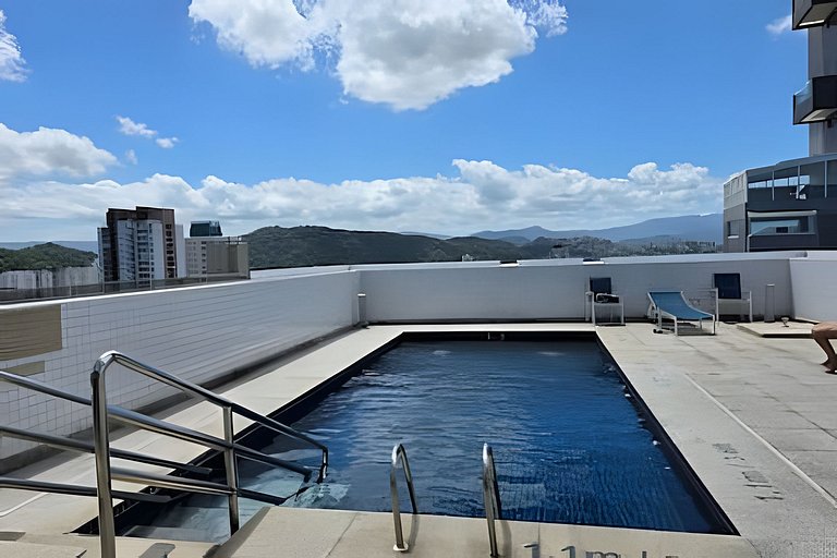 Varanda com vista mar na melhor localização