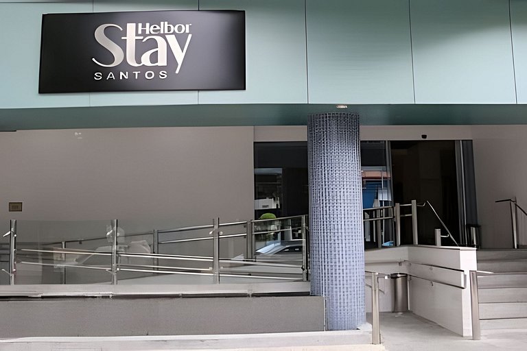 Studio Stay Santos – varanda vista mar